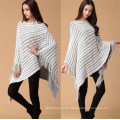 Hochwertige Tasseled Pullover 100% Acryl Höhle aus Pullover strickte Frauen Kap